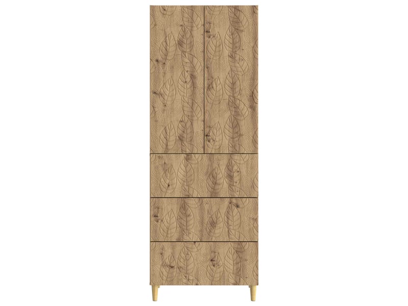 Ensemble de meubles 2 pcs, rangement de salon 66 x 34,5 x 90 cm bois d'ingénierie shl2894 - Conforama E