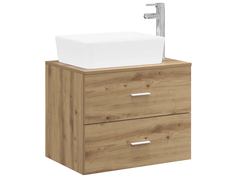 Ensemble de mobilier de salle de bain chêne artisanal cf64623 - Conforama A