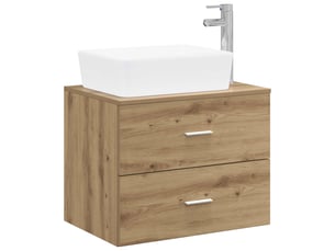Ensemble de mobilier de salle de bain chêne artisanal cf64623