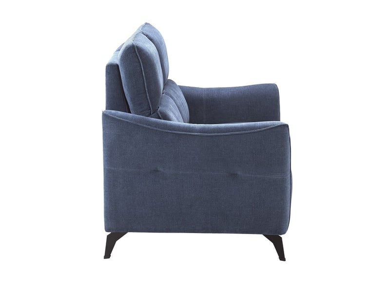  Canapé 2 places fixe tissu waterproof bleu - garios GARIOS - Conforama E