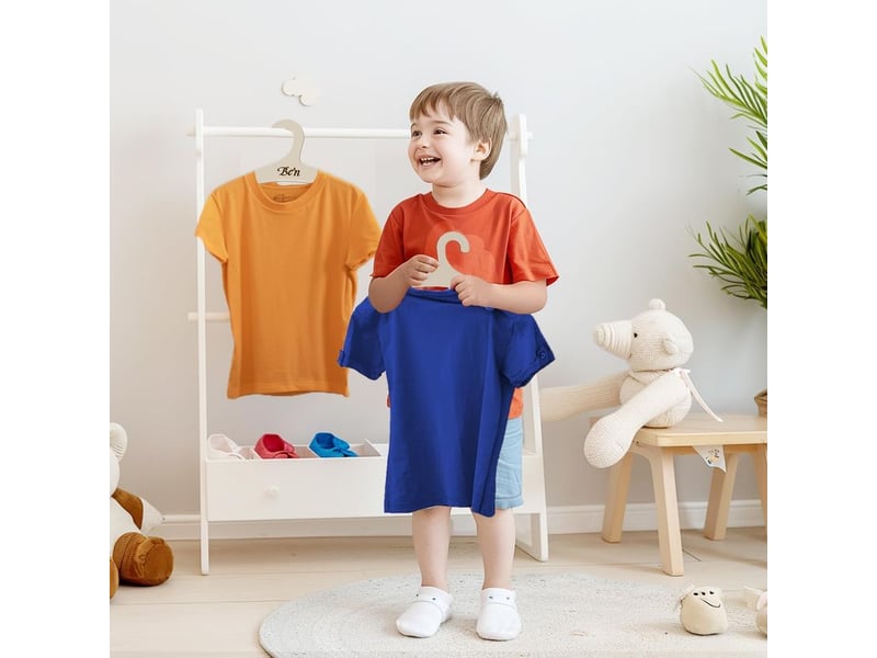  Cintres en bois pour bébé - 9 pouces - lot de 20 - pour vêtements nouveau-né et tout-petits - idéal pour armoire de chambre d'enfant  - Conforama D