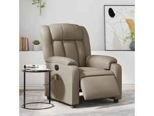 Fauteuil relax électrique <strong></strong> Tissu marron