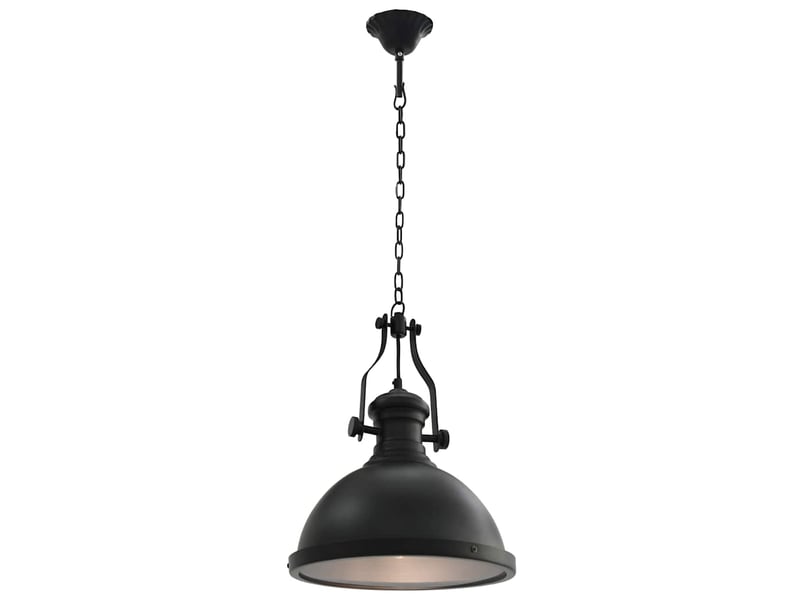  Plafonnier, lampe plafond noir rond e27  - Conforama A