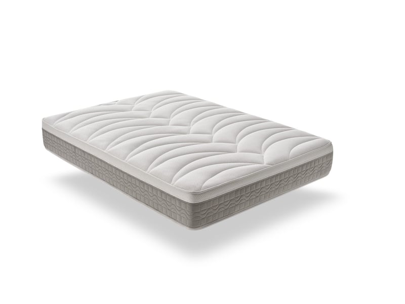 Matelas hybride à ressorts ensachés elite silver - ressorts ensachés, 5 cm de mémoire de forme au graphène 8435720040449 - Conforama A