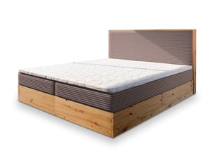 Lit avec rangement 180x200 cm <strong>MASSENO</strong> <strong></strong> coloris rose