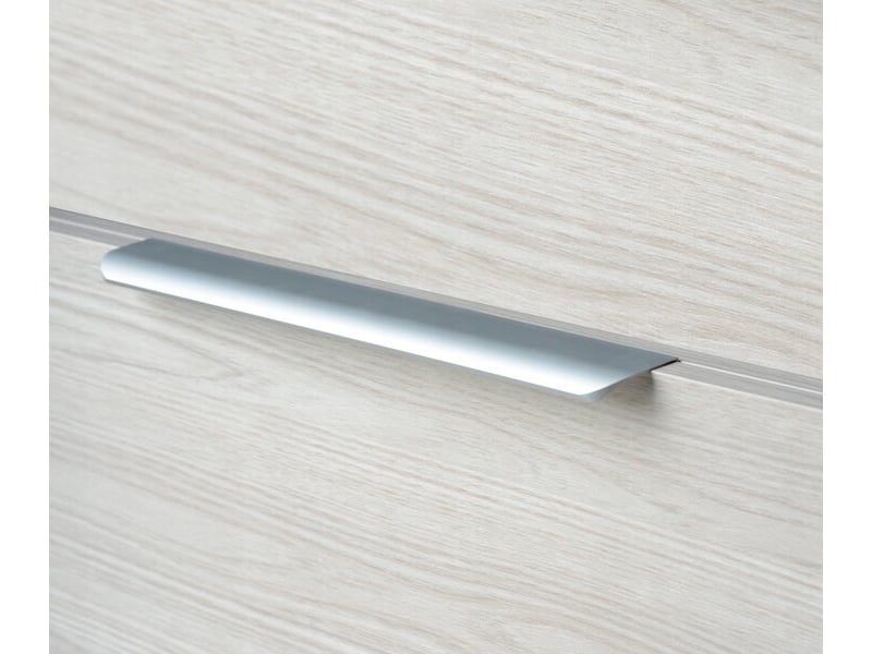  Bouton de meuble en aluminium, 540 mm, argenté, moderne  - Conforama B