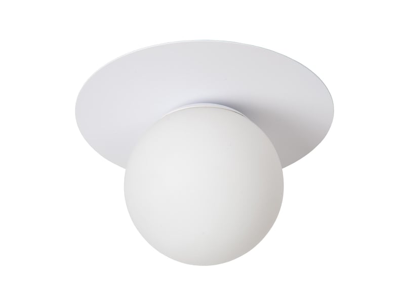 Plafonnier diam. 25 cm 1xe27 blanc - lucide - tricia  - Conforama B
