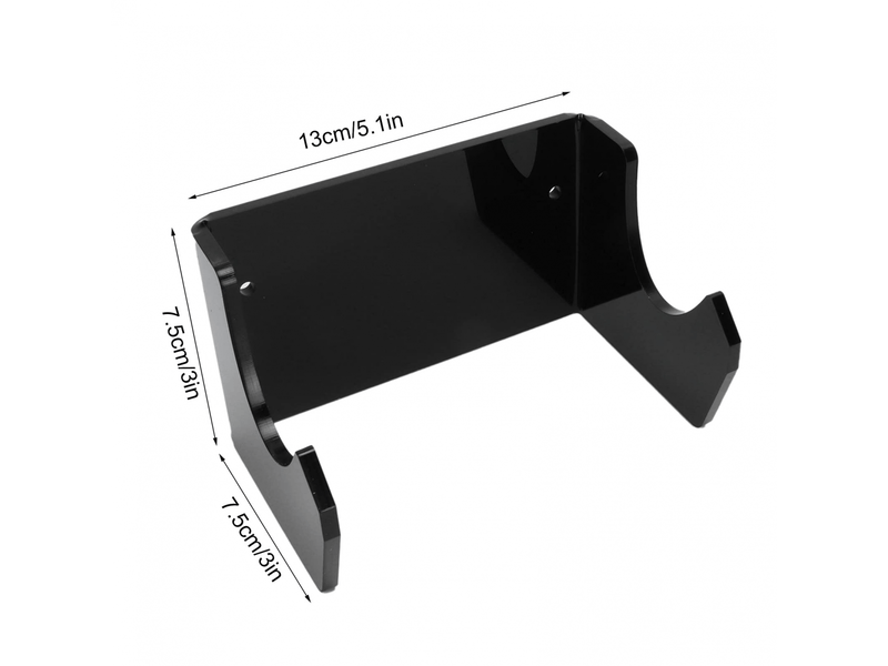  Lot de 2 supports de rangement pour longboard, fixation murale pour chambre et salon (2 pièces, noir)  - Conforama D