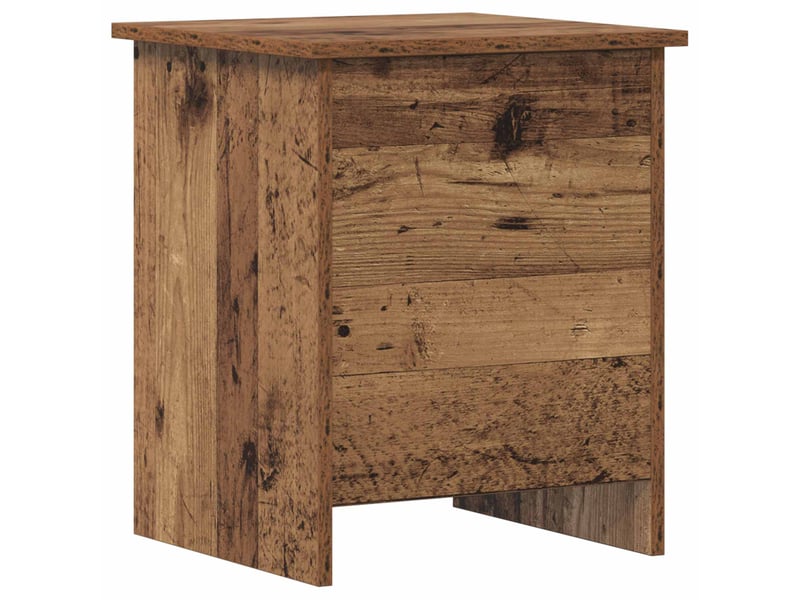  Coffre de rangement avec stockage bois ancien 40x40x50 cm  - Conforama A