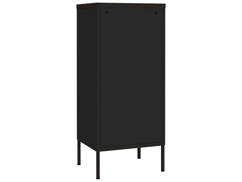  Armoire de rangement, rangement bureau noir 42,5x35x101,5 cm acier shl8438  - Conforama E