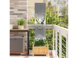 Vidaxl écran de confidentialité de jardin argenté 32 x 140 cm