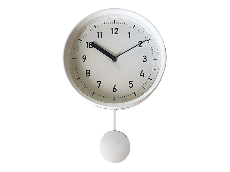  Horloge pendule blanc 25x37cm  - Conforama A