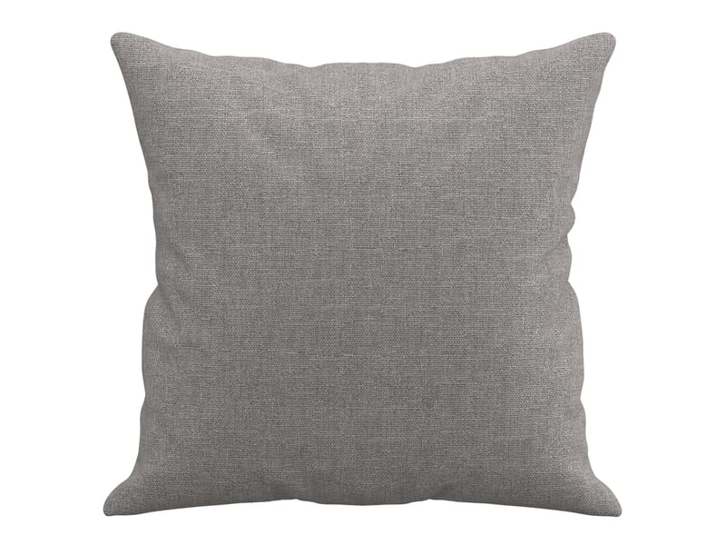  Coussins décoratifs lot de 2 gris clair 40x40 cm tissu  - Conforama D