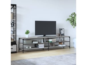 Meuble tv coloris gris 200 cm <strong></strong>  <strong></strong>