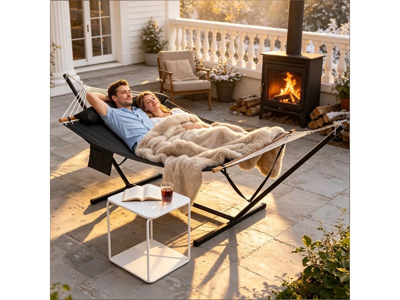 Bain de soleil hammac double confortable - Conforama B