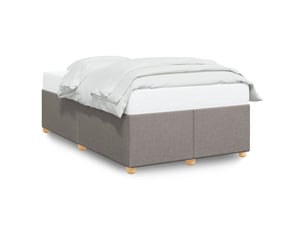 Lit 2 places 120x190cm coloris taupe