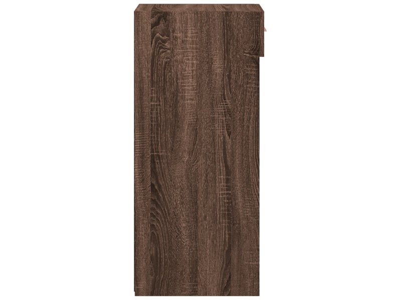  Buffet - bahut - meuble de rangement chêne marron 40x42,5x93 cm bois d'ingénierie  - Conforama E