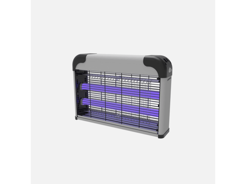  Fabrilamp diablo destructeur d'insectes électrique 20 w, 2 tubes uv, portée 40 m2, gris et noir 211420045 - Conforama C