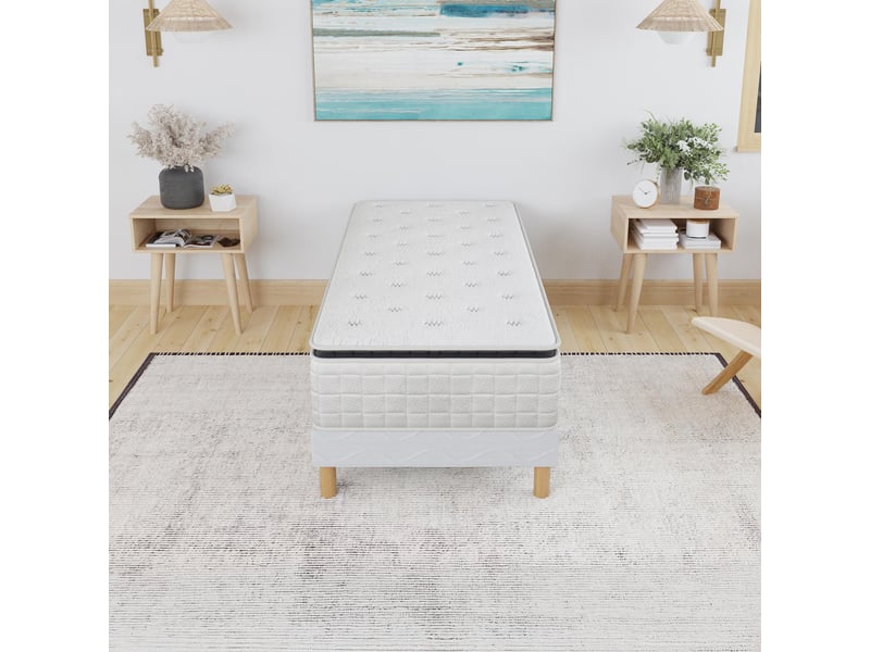  Matelas ressorts ensachés 90x190 cm épaisseur 28 cm  - Conforama B