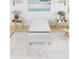 Matelas 90x190 cm <strong>MOBILIER DECO</strong>  <strong></strong> Ressorts ensachés soutien Ferme épaisseur 28 cm
