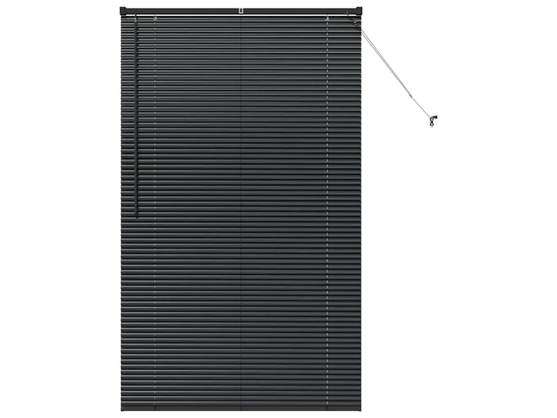  Store vénitien, store de fenêtre noir 175 x 100 cm 25 mm aluminium cf48115  - Conforama A