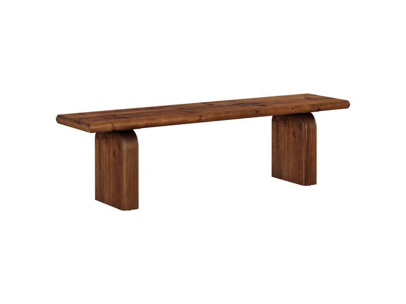  Banc d'entrée en bois massif de 160 cm, banc d'intérieur en bois pour bout de lit, style ferme, idéal pour l'entrée, le couloir, la chambre, la salle à manger ou le salon ; montage facile  - Conforama A