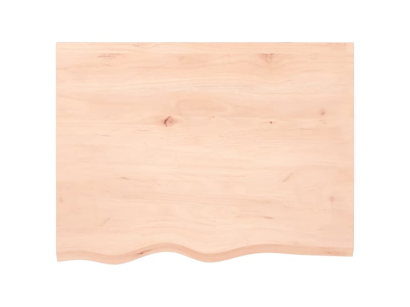 Comptoir de salle de bain, plan de travail 80x60x2 cm bois massif non traité cf65775  - Conforama C