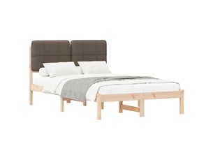 Lit 2 places 120x190cm    coloris taupe