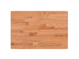 Comptoir de salle de bain, plan de travail 60x40x4 cm bois massif de hêtre cf65748