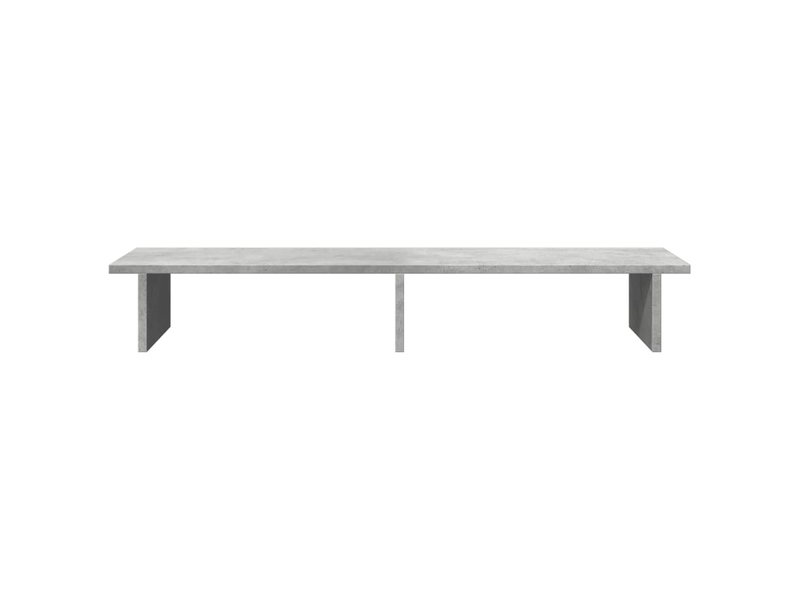  Support de moniteur table meuble bureau 100 x 27 x 15 cm bois d'ingénierie gris 02_0044842  - Conforama B
