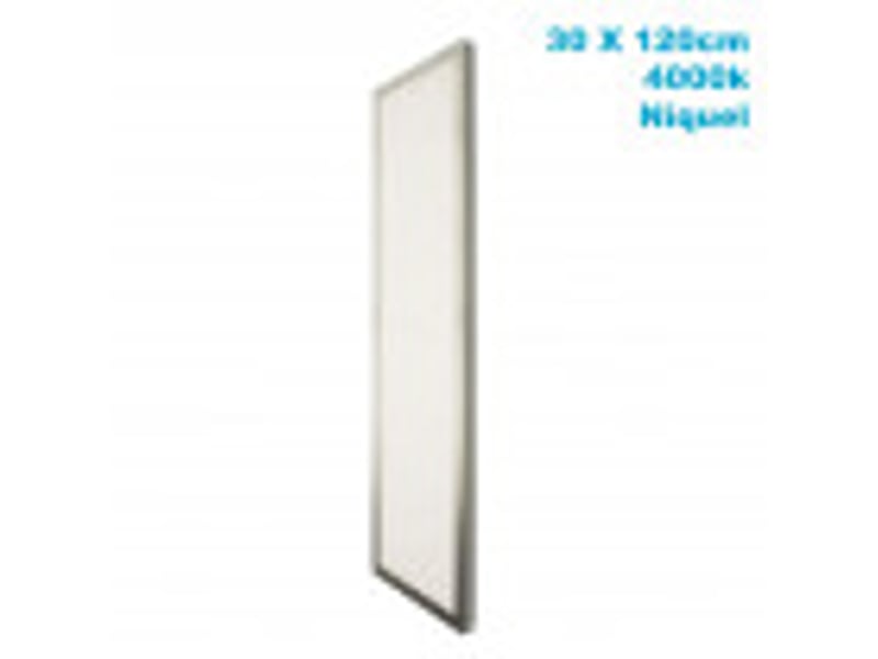  Plafonnier led abrila plano 72 w 6120 lm 4000 k argenté 3,5 x 30 x 120 cm 150691203 - Conforama B