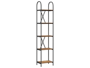 Étagère 5 niveaux, étagère de rangement 40 x 30 x 183 cm bois d'ingénierie shl7147
