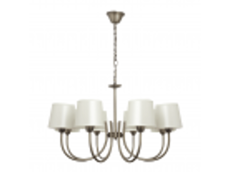  Fabrilamp guadalajara, lampe classique, 8xe14, cuir, 62-92 x 72 x 72 cm 121558014 - Conforama B