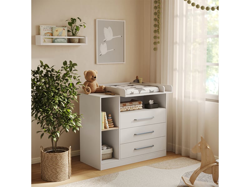  Vicco commode à langer, blanc, 110x93cm  - Conforama C