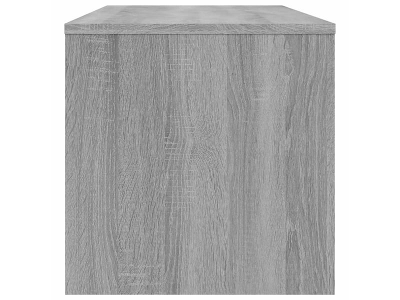  Meuble tv - banc tv - meuble de rangement sonoma gris 100x40x40 cm bois d'ingénierie  - Conforama E