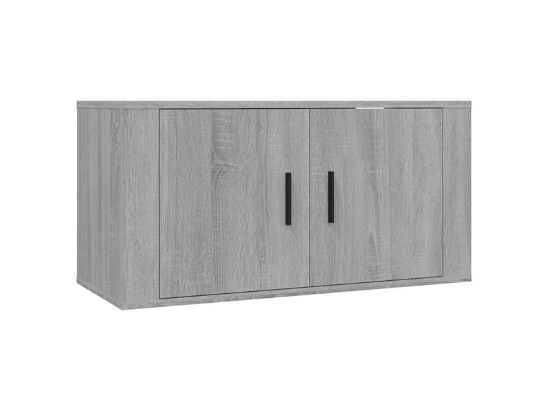  Ensemble de meubles tv 3 pcs sonoma gris bois d'ingénierie shl61397  - Conforama D