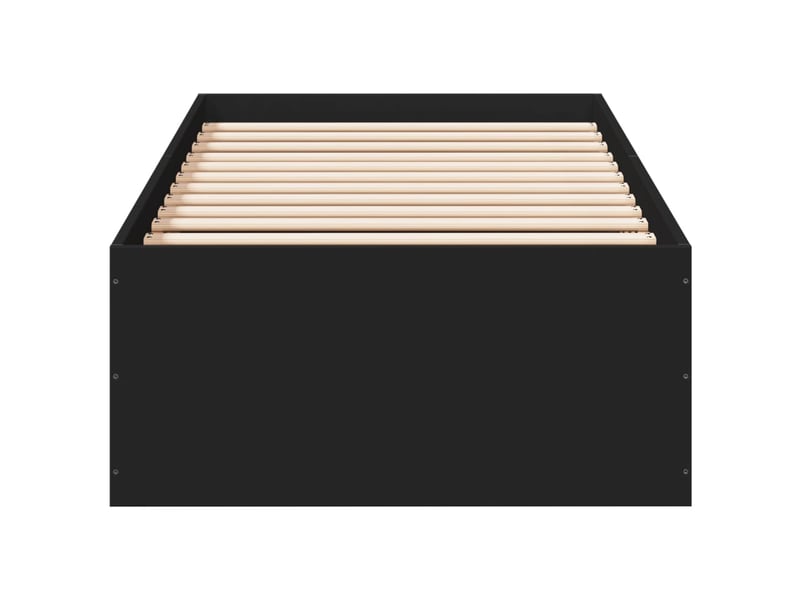  Lit simple- lit adulte -  cadre de lit sans matelas noir 100x200 cm  - Conforama C