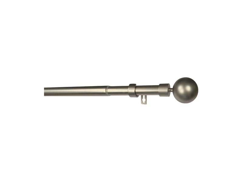  Kit tringle à rideau extensible à embouts boule 120-210 cm  - Conforama A