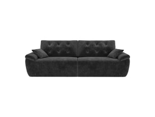 Canapé compressé modulable style nuage scandinave 275cm noir en chenille,mousse compressée haute densité,canapé doux pour salon