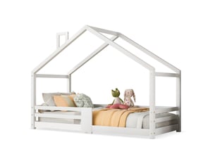 Lit cabane 90x200 cm    coloris blanc