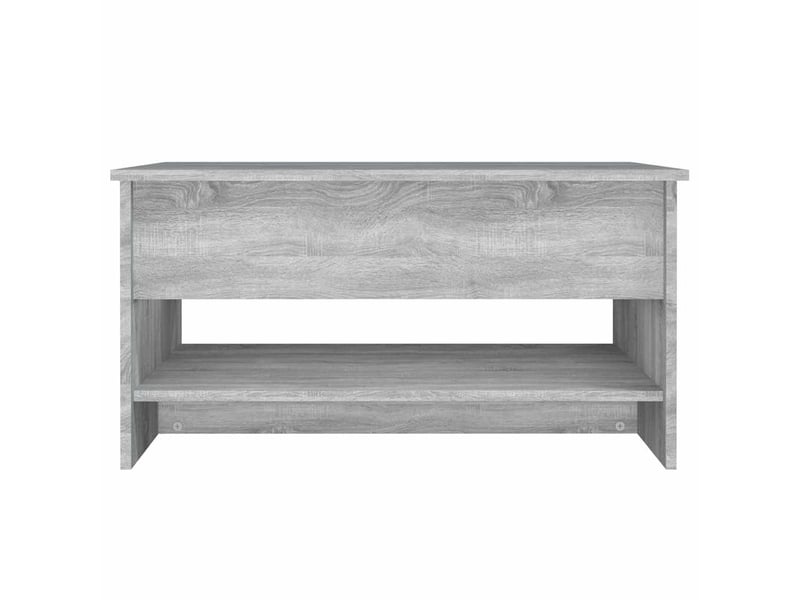  Table basse - table de salon - table à thé sonoma gris 80x50x40 cm bois d'ingénierie  - Conforama E