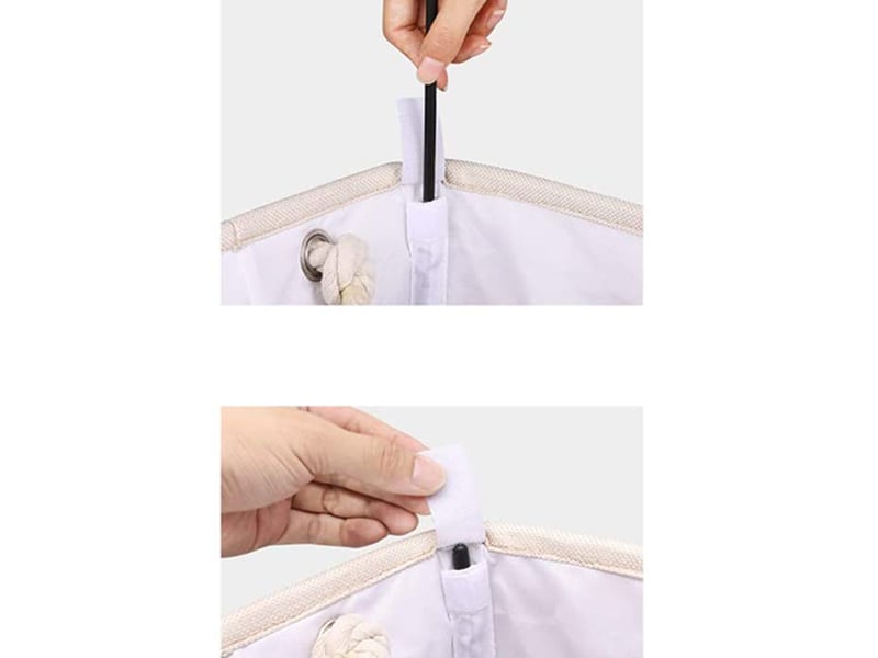 Grand panier à linge, sac à linge pliable avec poignées en corde poubelle de rangement adaptée à la chambre à coucher la buanderie salle de bain - Conforama C