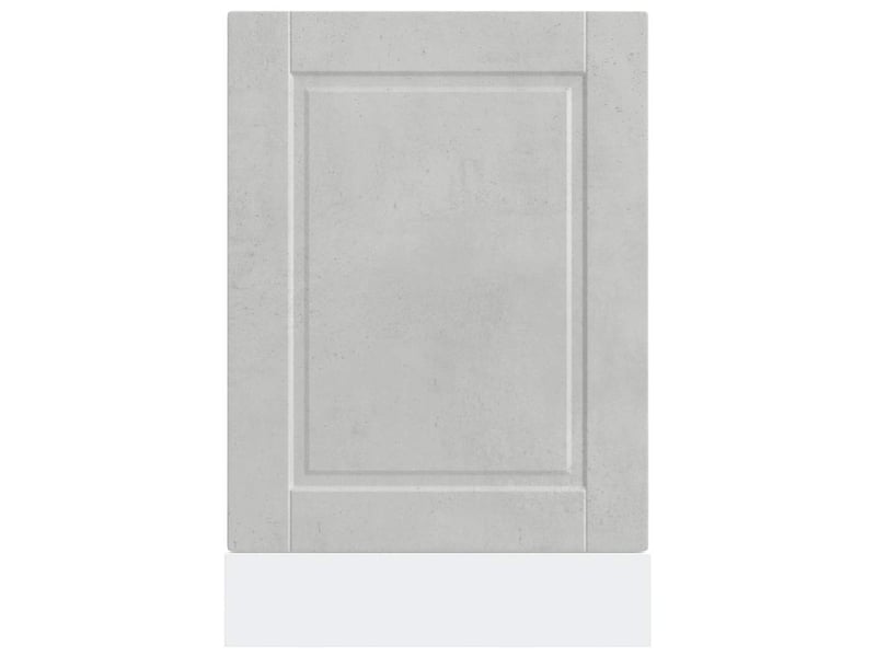 Panneau de lave-vaisselle gris béton 45x1,5x57cm  - Conforama D