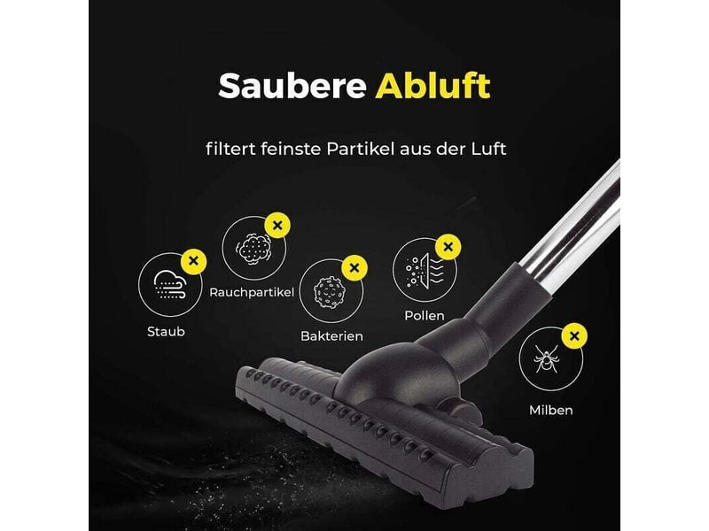  Lot de 3 filtres à cartouche + 3 vis de fermeture supplémentaires - pour aspirateur kärcher wd3 premium wd2 wd3 wd 3 mv3 wd 3 p  - Conforama D