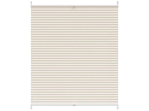 Store plissé, store de fenêtre 110x150 cm crème cf46633