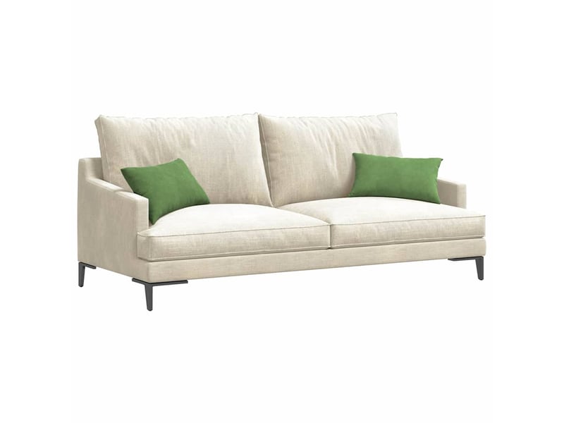Lot de 2 coussins de canapé, coussins décoratifs vert clair 50 x 30 cm cf59170 - Conforama C