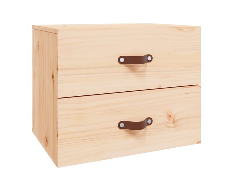  Lot de 2 tables de chevet - cabinet de chevet - table de nuit murales 50x36x40 cm  - Conforama D