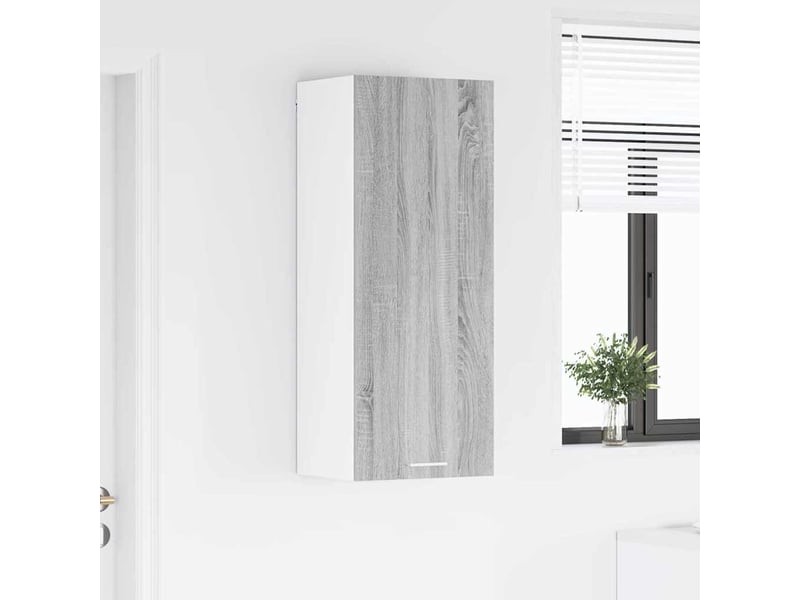  Meuble de rangement, armoire suspendue gris sonoma 40x31x100cm shl3926  - Conforama D