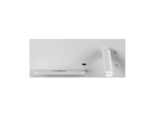 Applique murale led fabrilamp velazquez 2 w 4000 k blanc 14 x 35 x 14 cm