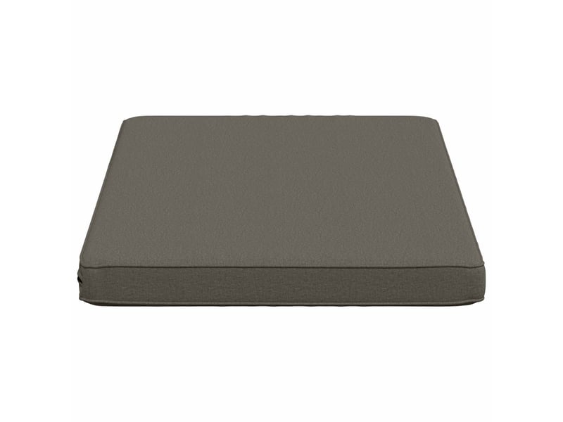 Lot de 2 coussins de banc, coussins d'assise vught 100 % polyester gris cf57972 - Conforama D